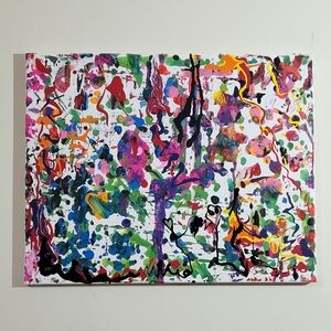 Abstract Multicolor Canvas Art